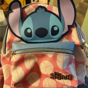 Disney Stitch Pink and Blue Mini Backpack